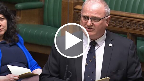 Ian Roome MP speaking about the Railways Bill