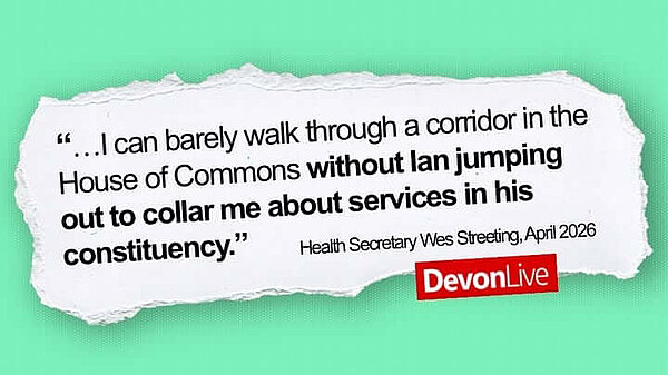 Quote from Wes Streeting